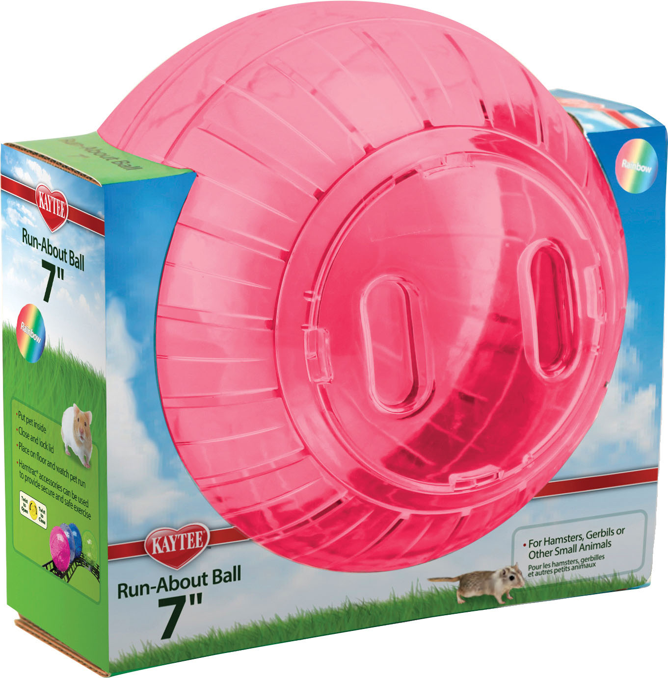 Kaytee Run-About Ball Rainbow