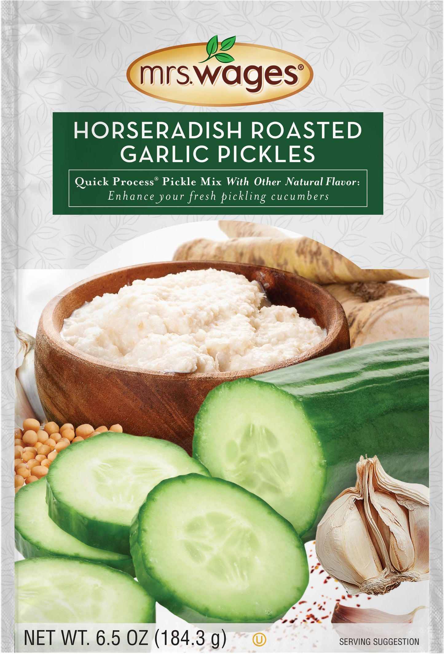 Mrs. Wages Horseradish Roasted Garlic Pickles