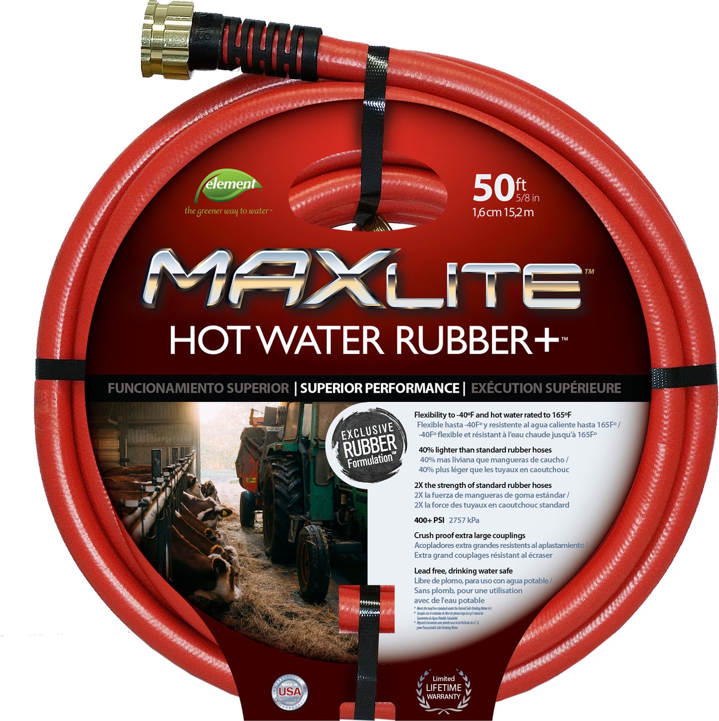 Swan Element Maxlite Hot Rubber+ Hose