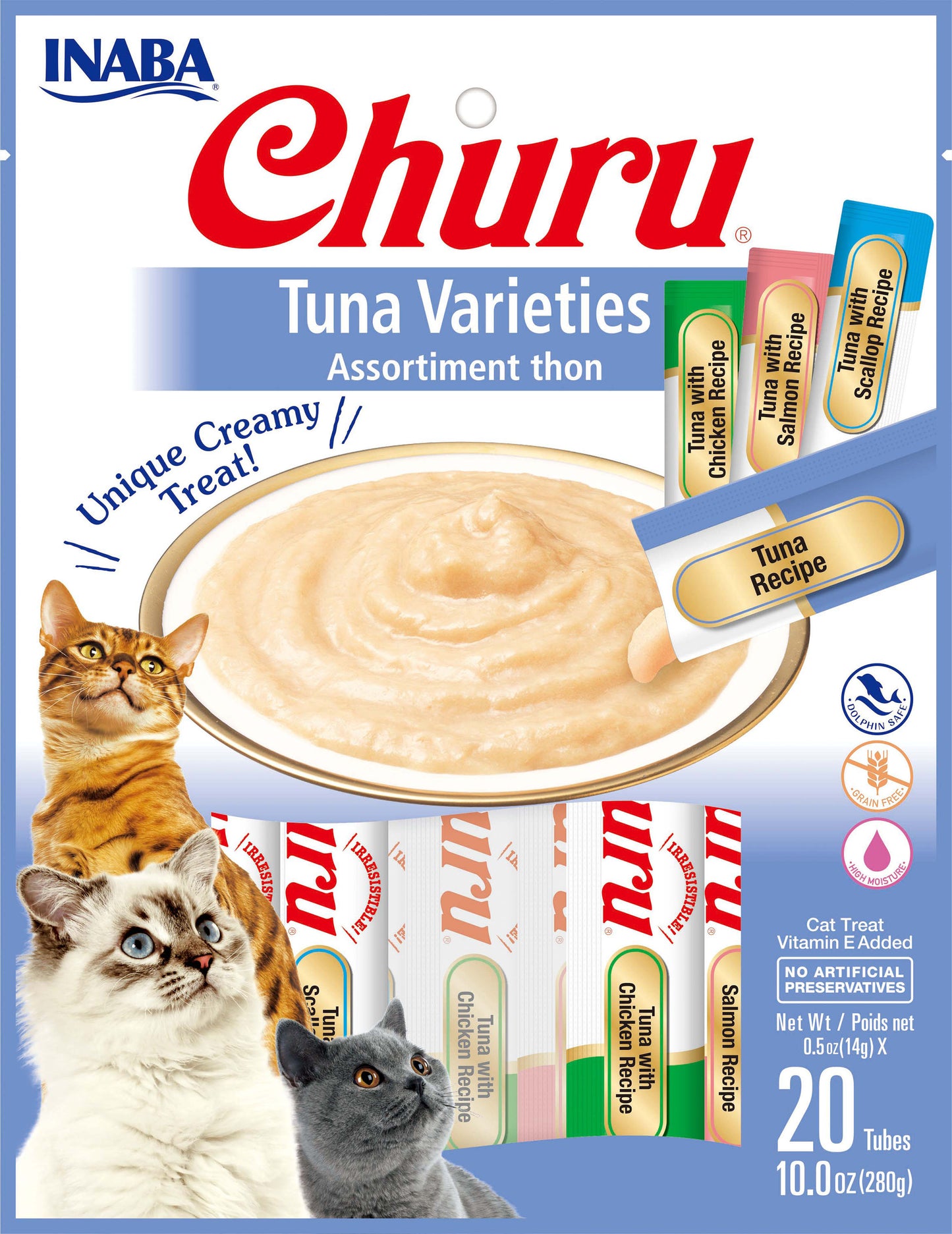 Inaba Churu Puree Cat Treats Variety Pack