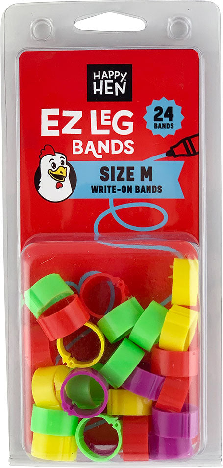 Happy Hen Ez Leg Bands Writable