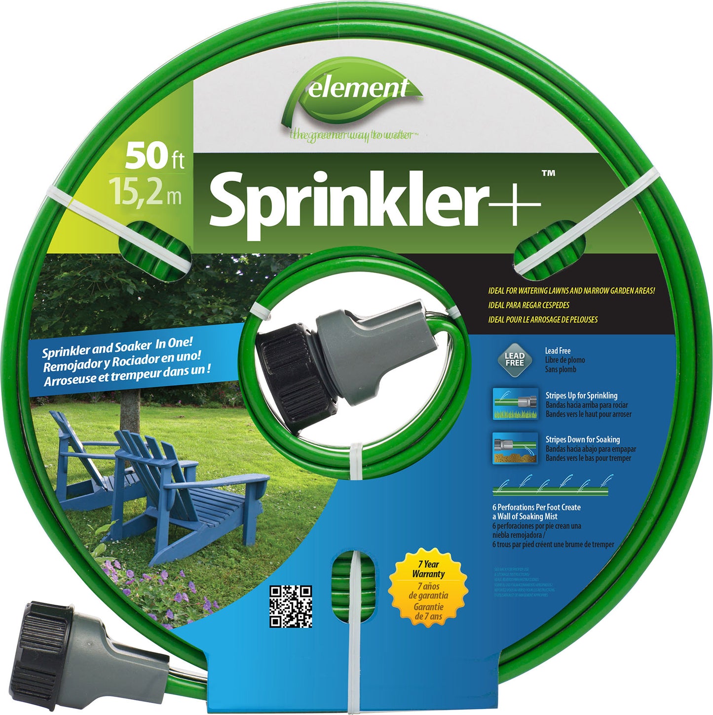 Swan Element Sprinkler & Soaker Hose Combination