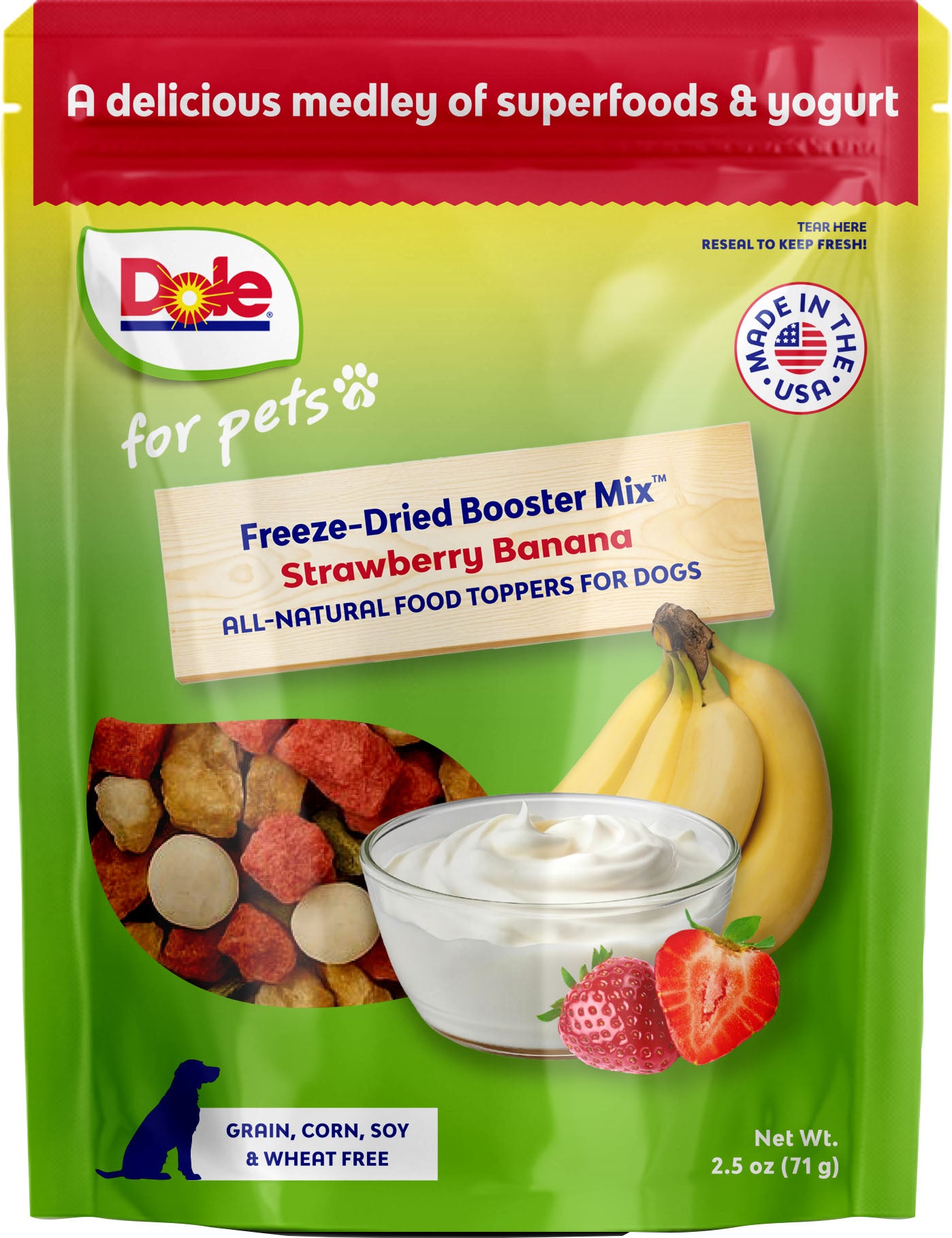 Dole Pet Yogurt Boosters With Probiotics