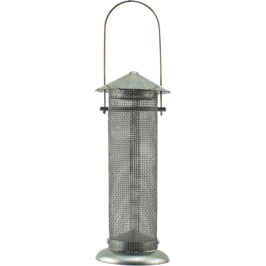 Rustic Farmhouse Galvanized Silo Thistle Feeder