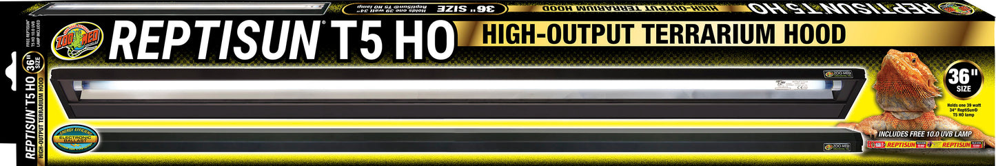 Reptisun T5 Ho With 10.0 Terrarium Hood