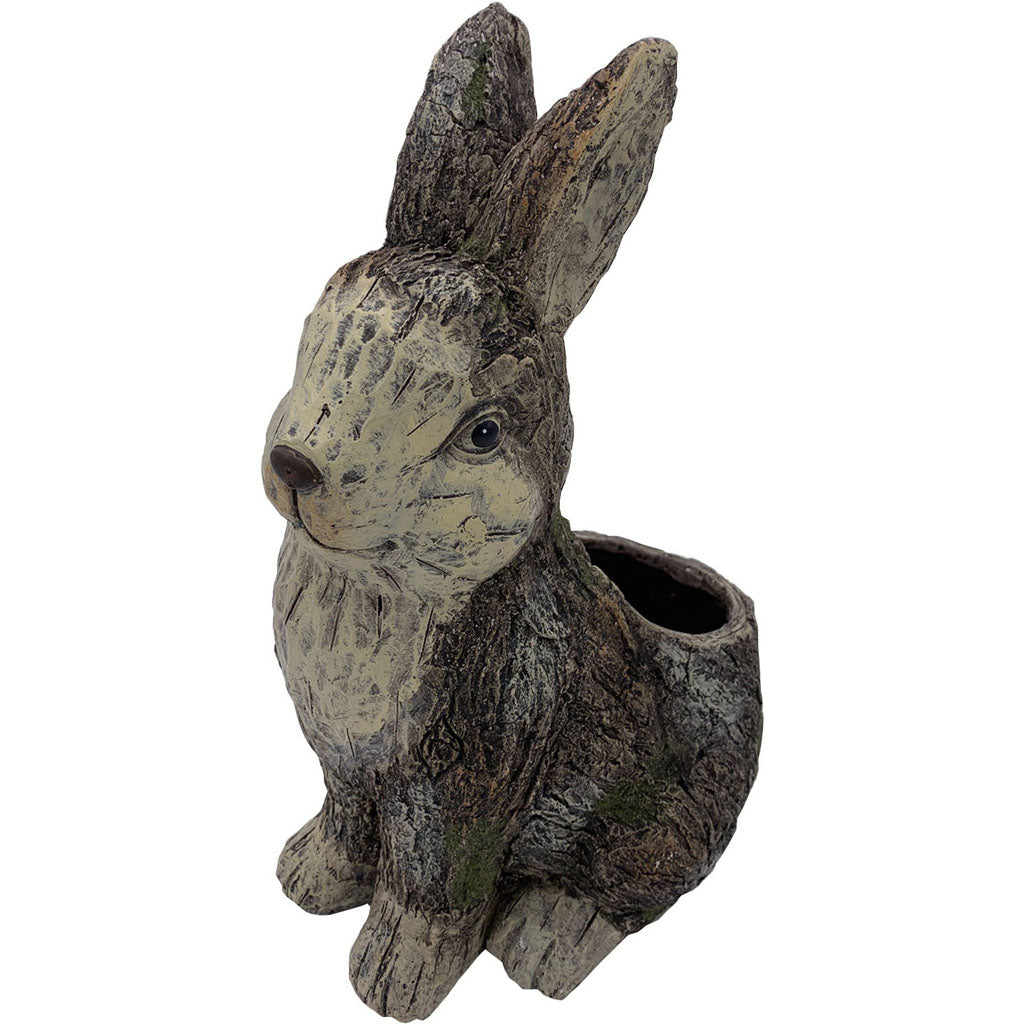 Esschert Design Mgo Faux Wood Bunny Planter