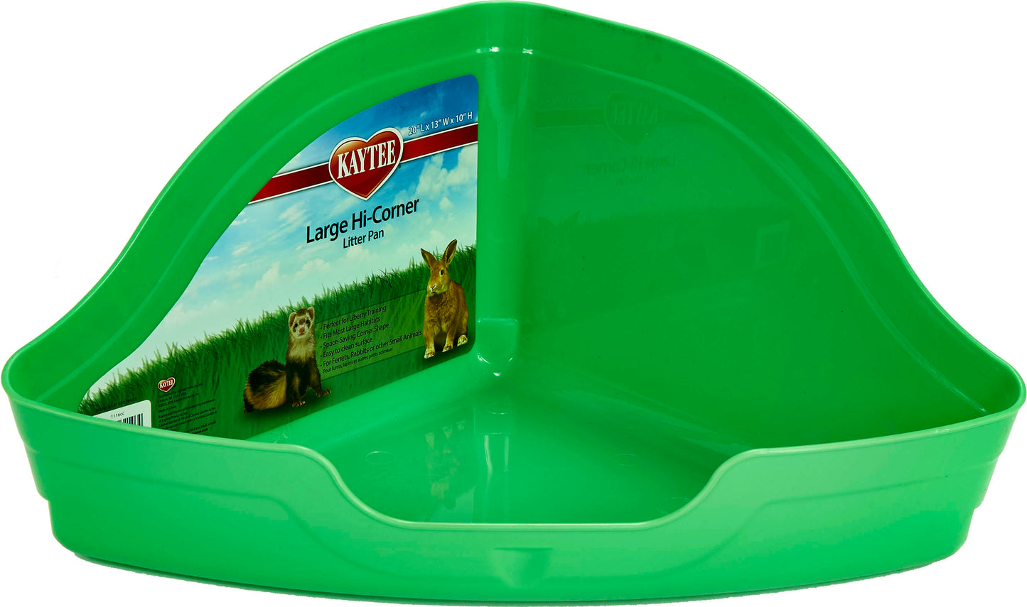Kaytee Hi-Corner Litter Pan