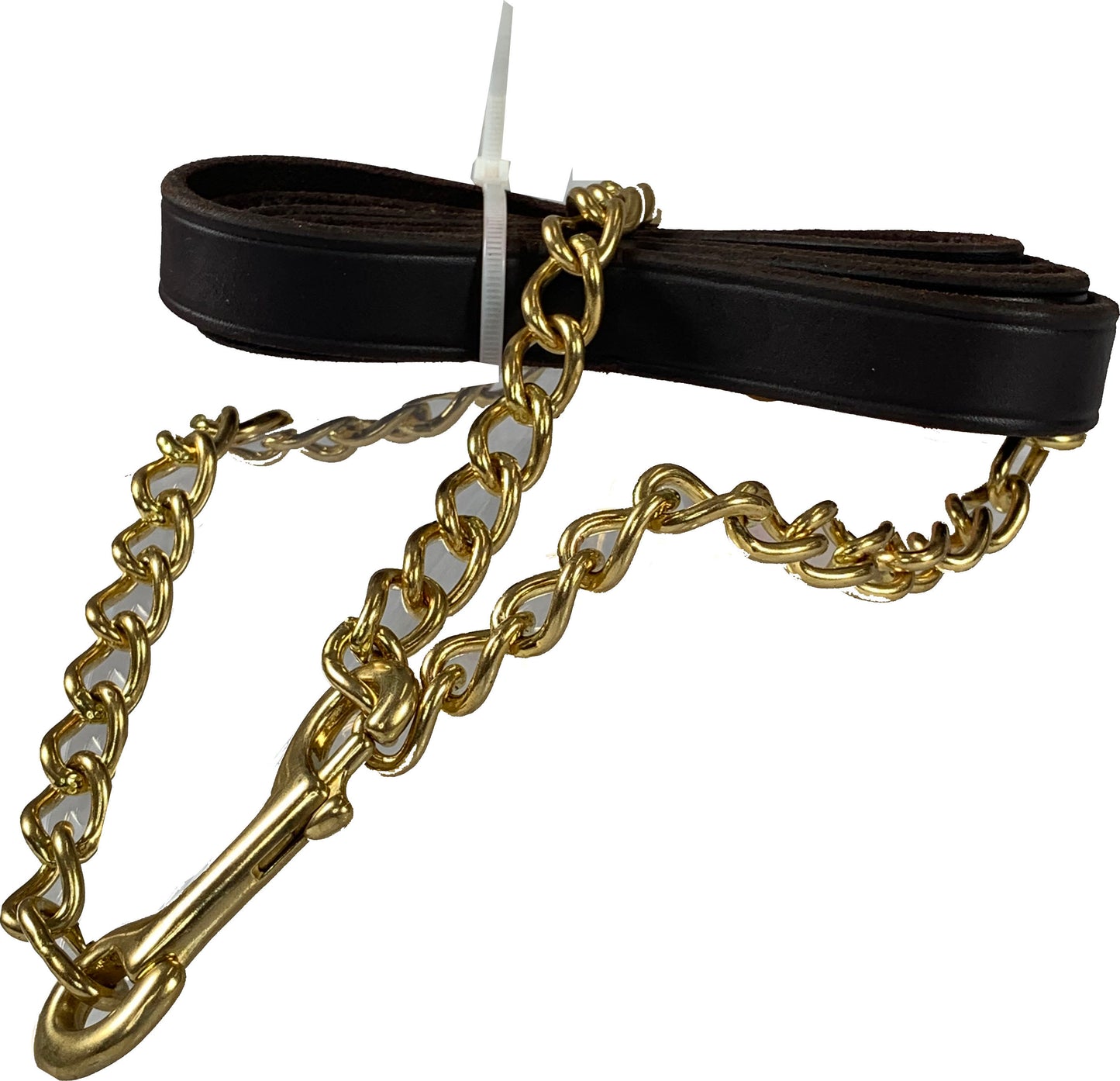 Beiler'S Leather Lead W/Chain