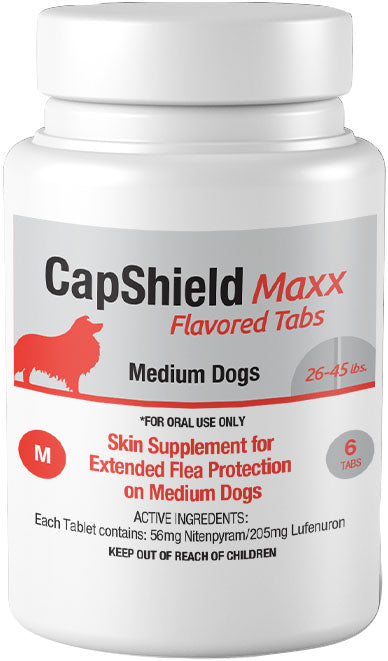 Capshield Maxx Dog Monthly Flea Supplemnt Chewable