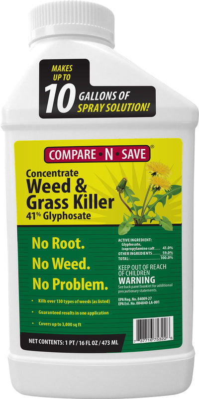 Compare-N-Save 41% Glyphosate Concentrate Weed & Grass 1 Pint