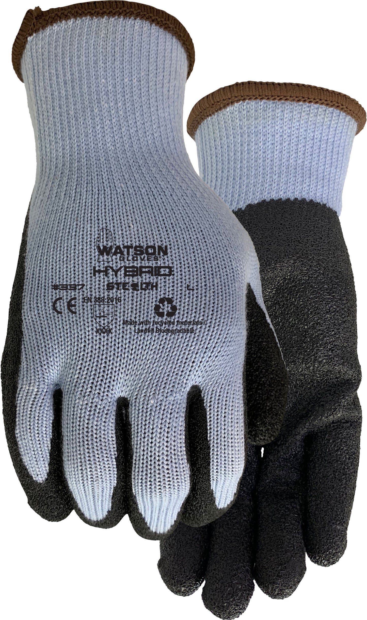 Watson Gloves Mens Stealth Hybrid Wastenot Fabric