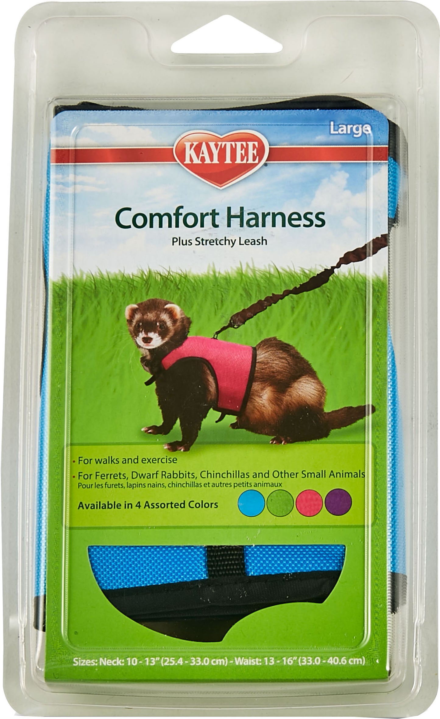 Kaytee Comfort Harness & Stretchy Leash