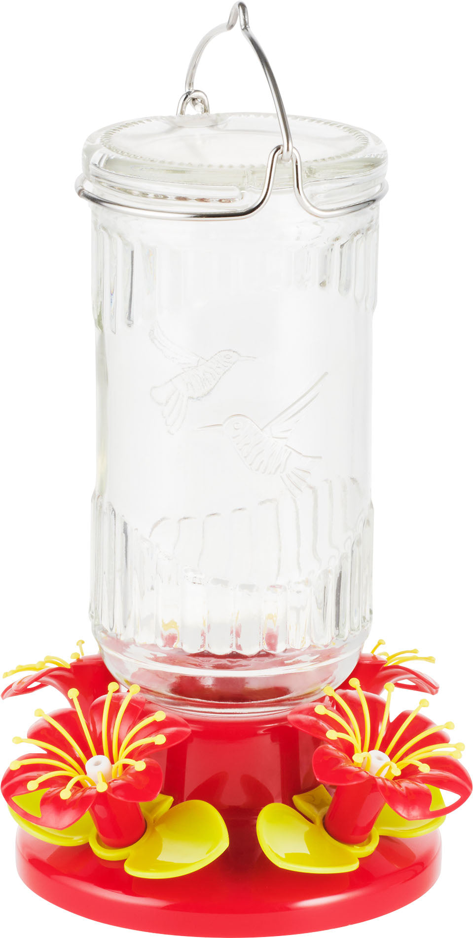 Stargazer Glass Hummingbird Feeder