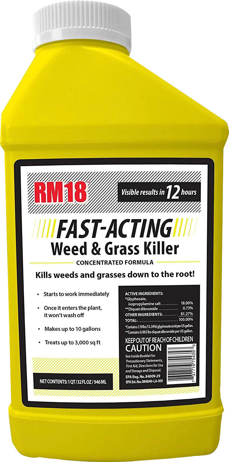 Rm18 Fast-Acting Weed And Grass Killer Concentrate