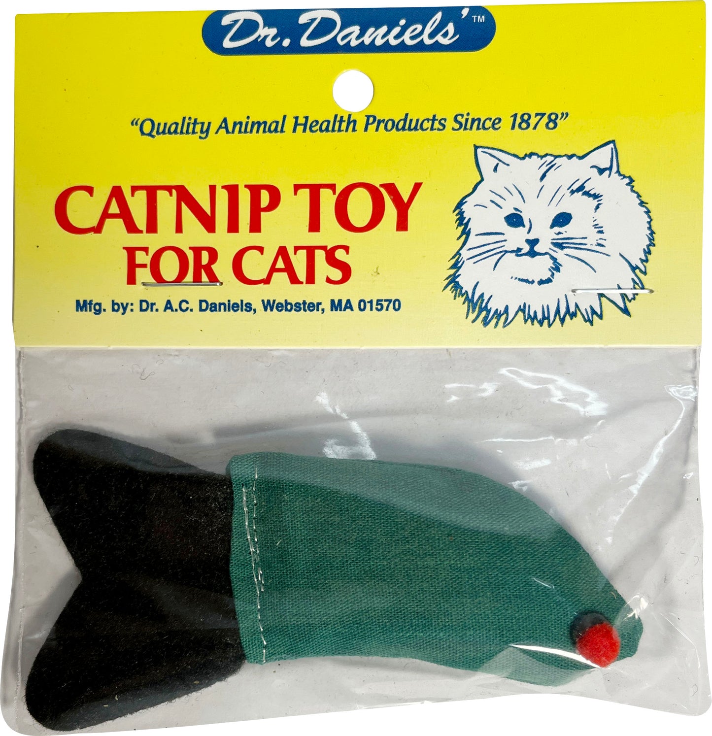 Dr. Daniels Catnip Fish 100% - Catnip Filled