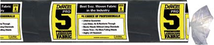 Dewitt Pro 5 Premium 5 Oz Landscape Fabric