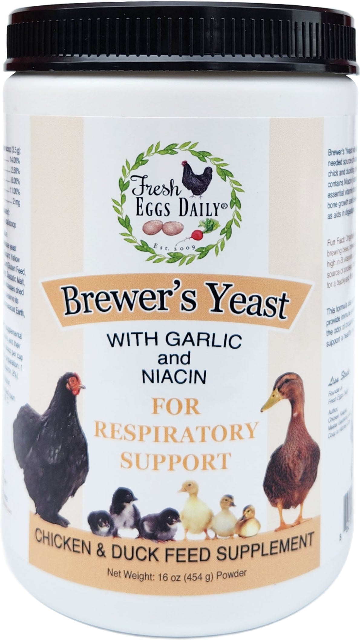 Brewers Yeast With Garlic For Respiratory Support