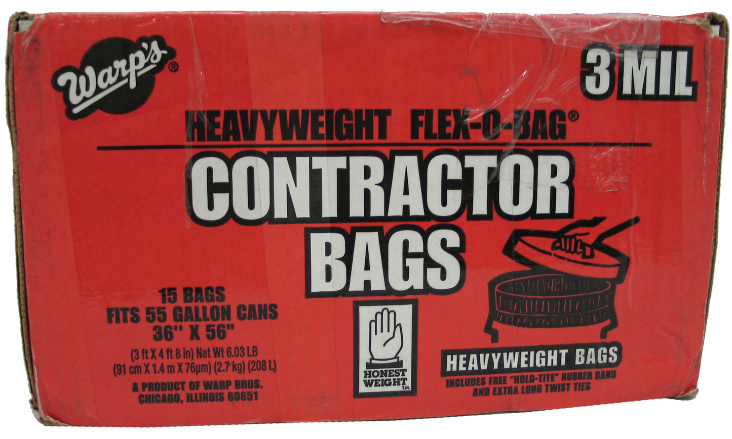 Heavyweight Flex-O-Bag Contractor Bags