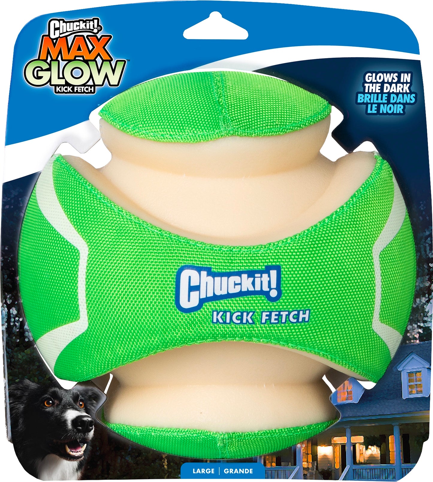 Chuckit! Max Glow Kick Fetch Ball