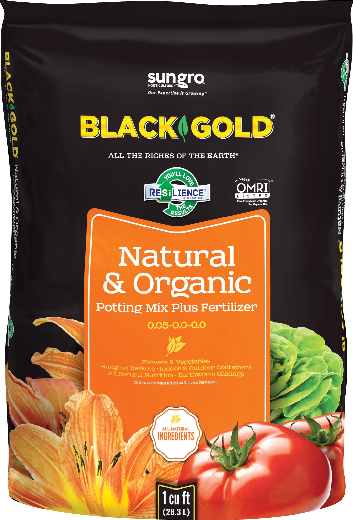 Black Gold Natural And Organic Potting Mix Omri