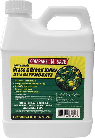 Compare-N-Save 41% Glyphosate Concentrate Weed & Grass 1 Quart