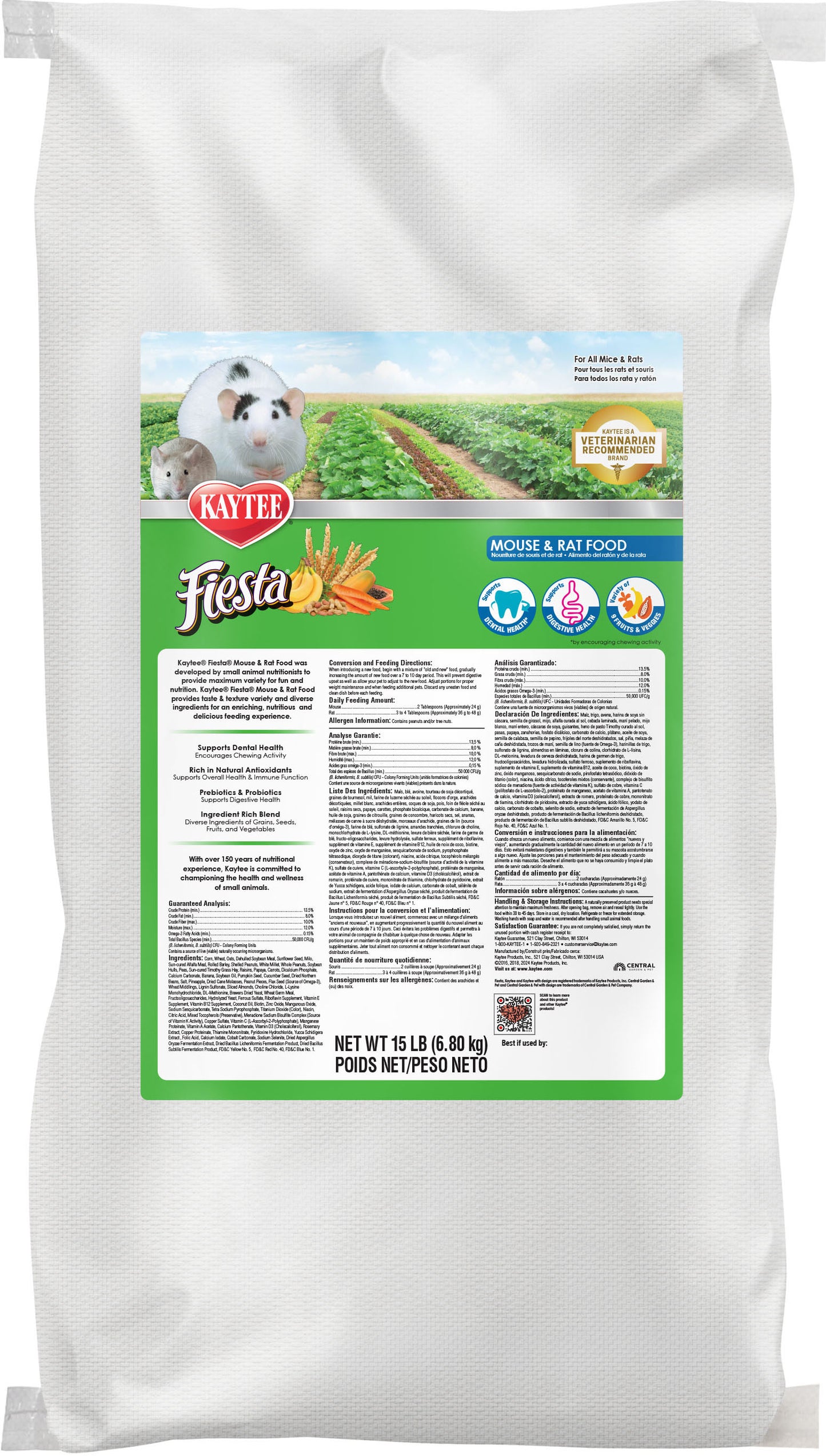 Kaytee Fiesta Mouse/Rat Food