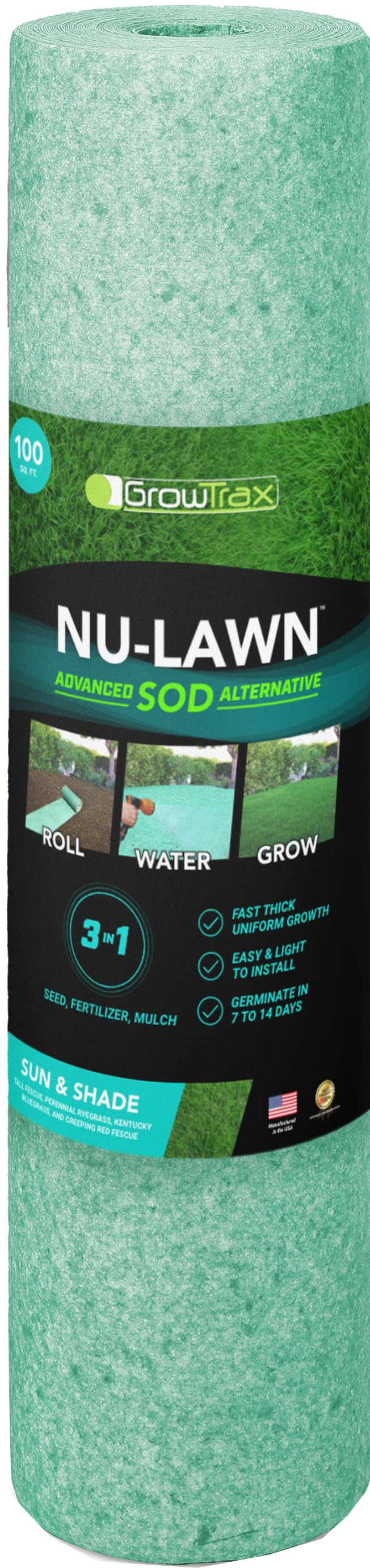 Growtrax New Lawn 3-In-1 Sun & Shade Blanket