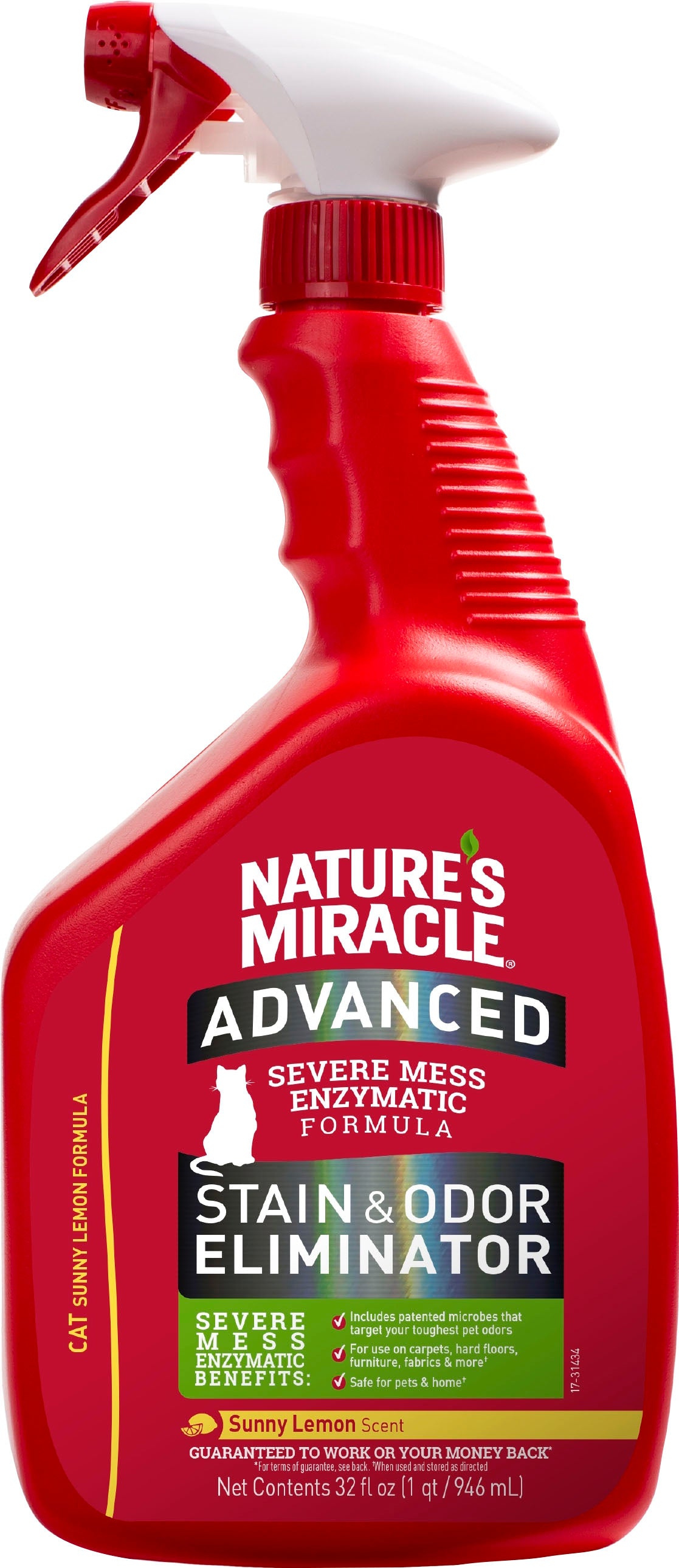 Nature'S Miracle Adv Stain & Odor Remover For Cats