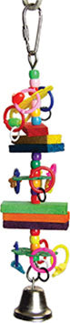 Happy Beaks Beads & Blocks Bird Toy