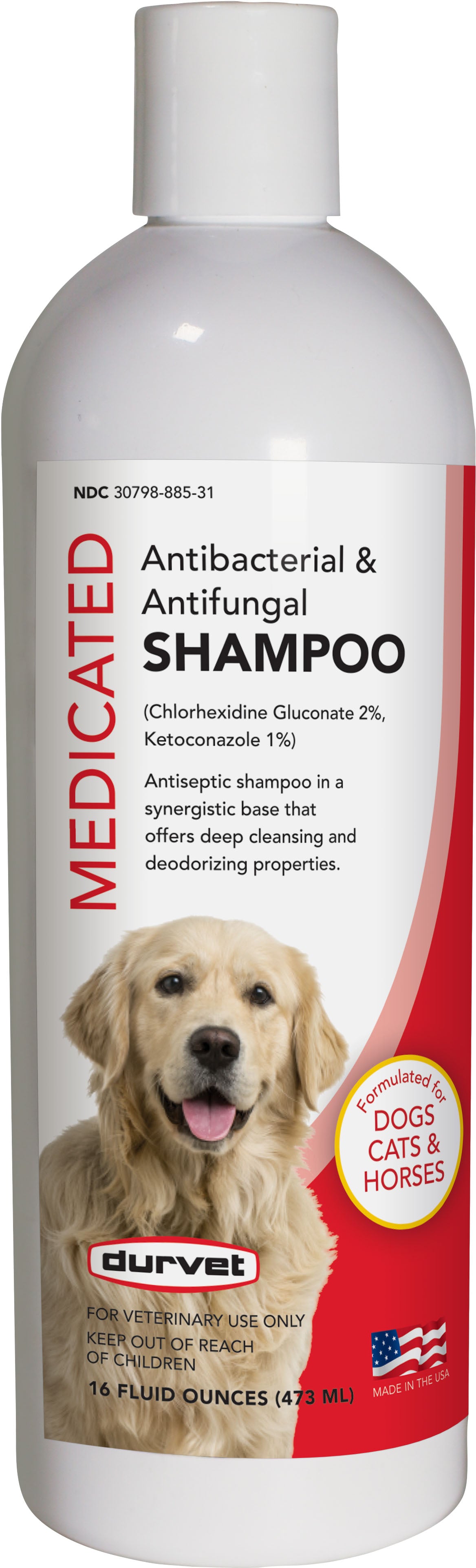 Durvet Antibacterial & Antifungal Pet Shampoo