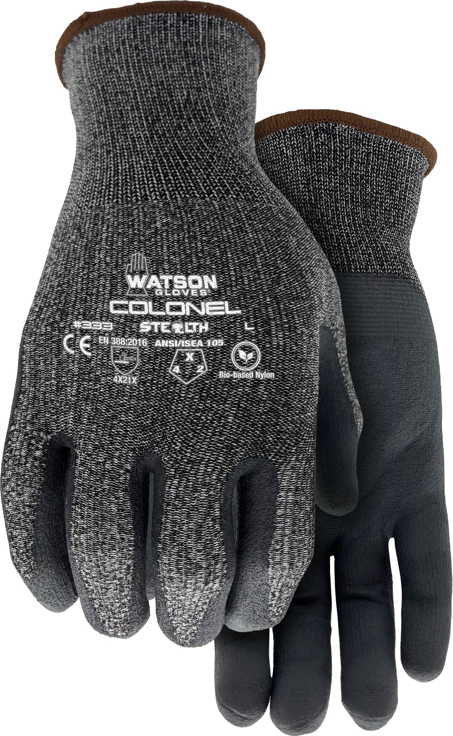Watson Gloves Mens Stealth Colonel Bio Based