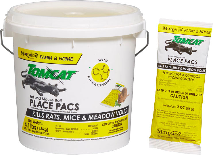 Tomcat Rat & Mouse Pelleted Place Pacs Pail