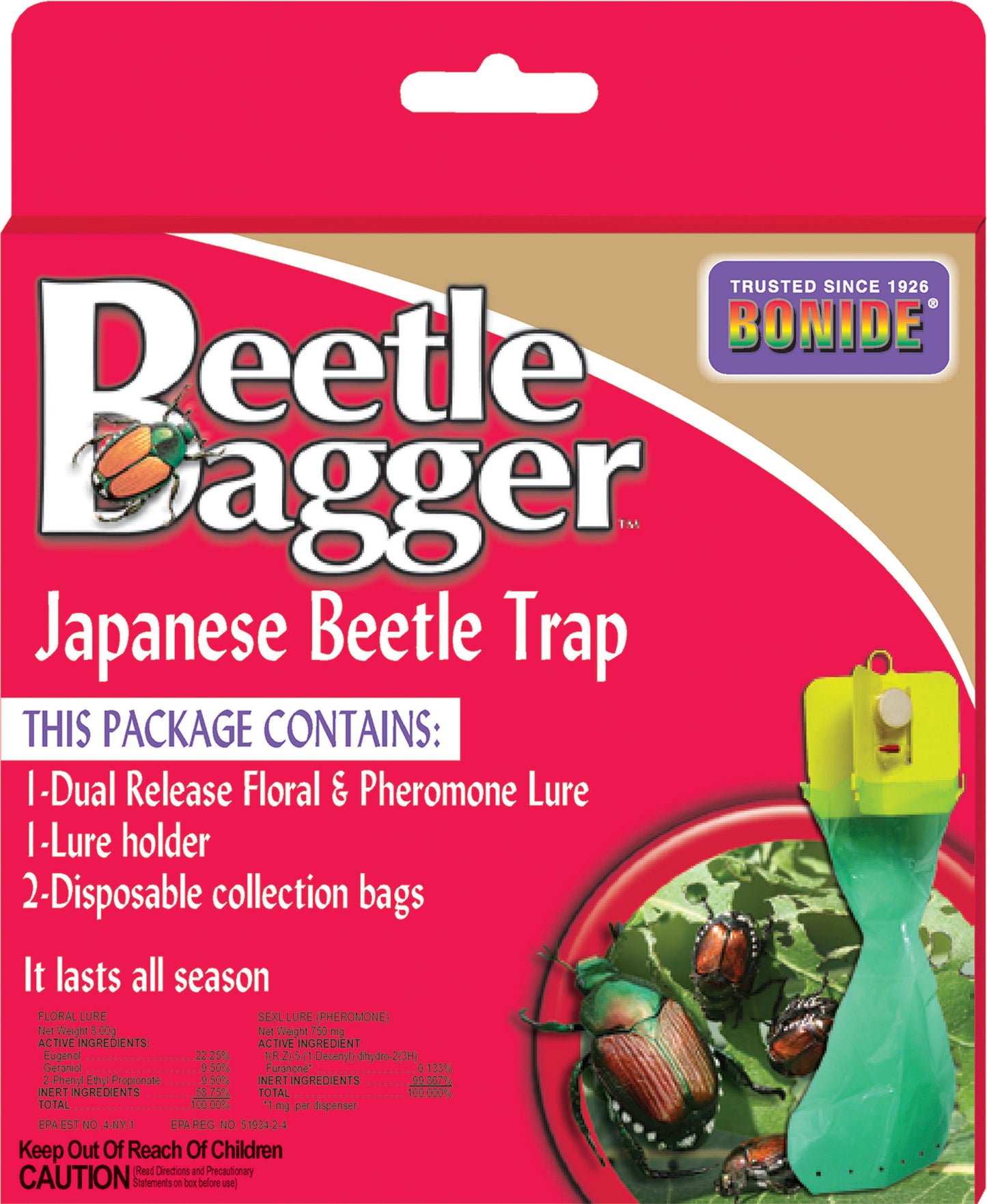 Bonide Beetle Bagger Japanese Beetle Trap Kit