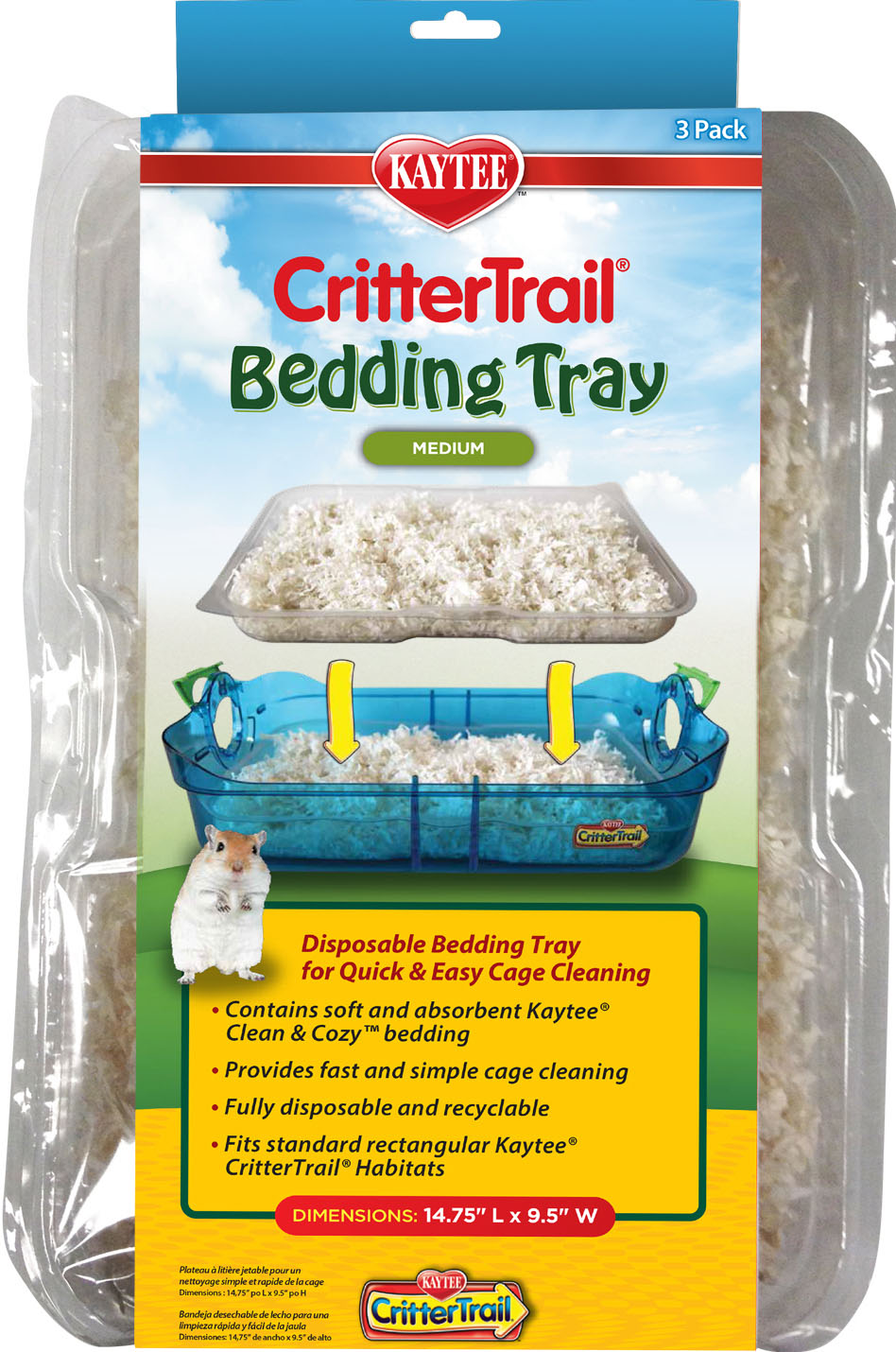Crittertrail Disposable Bedding Tray