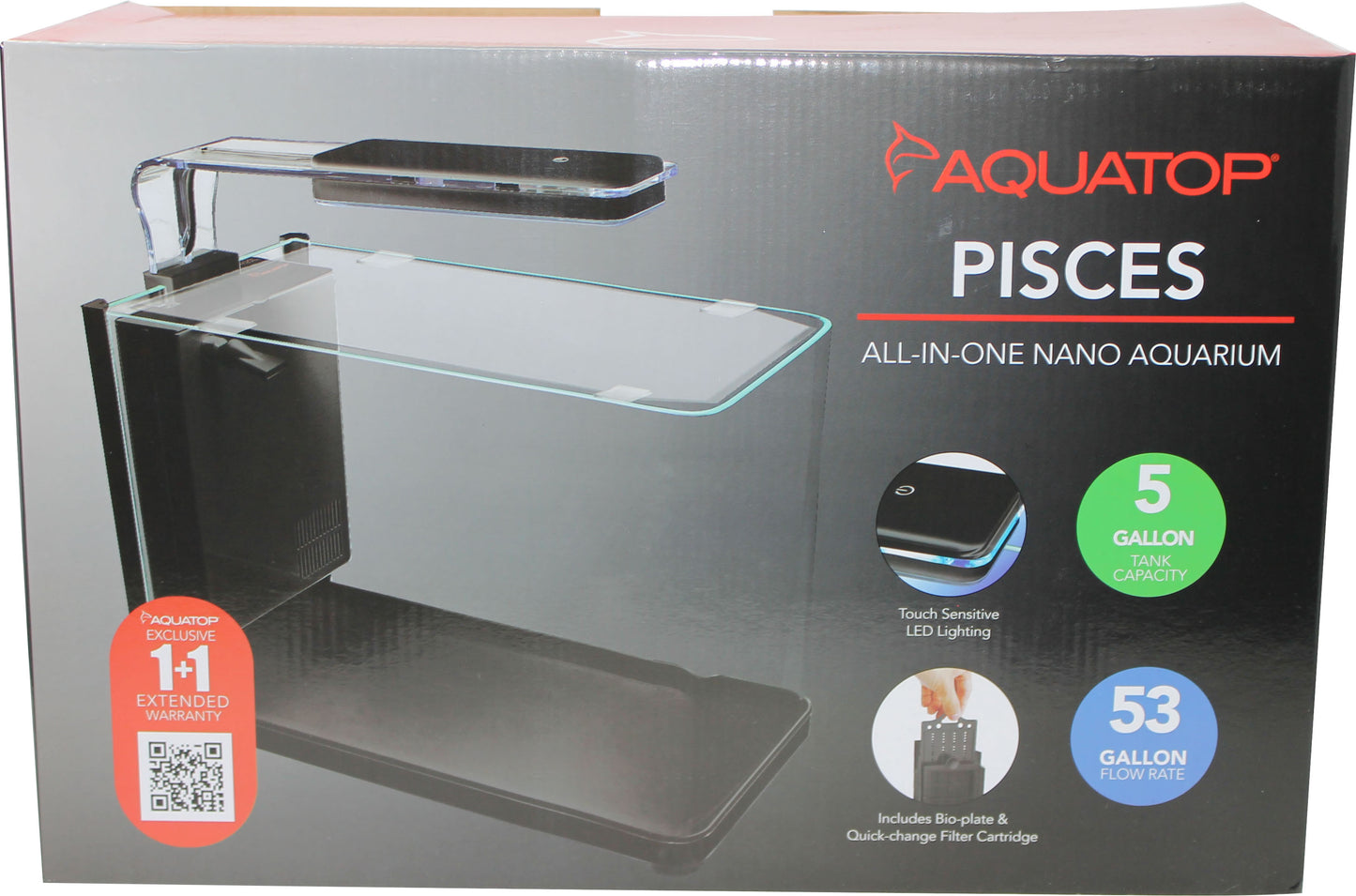 Pisces Nano Bullet Glass Aquarium