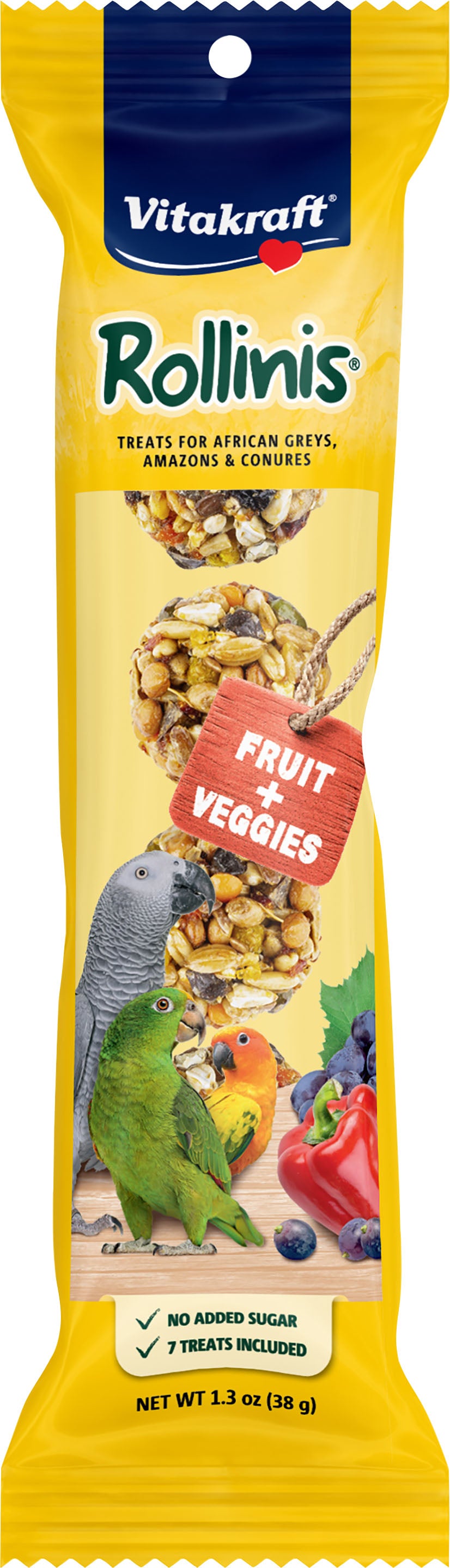 Vitakraft Rollinis Bird Treat For Parrots
