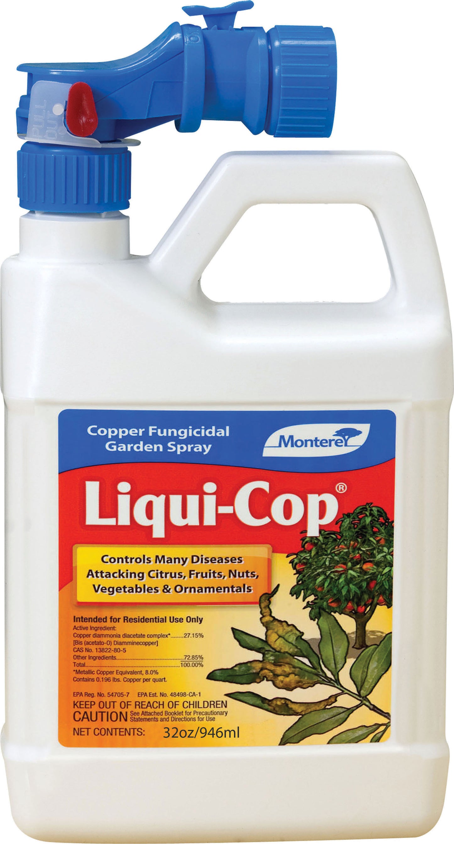 Monterey Liqui-Cop Copper Fungicide Garden Rts
