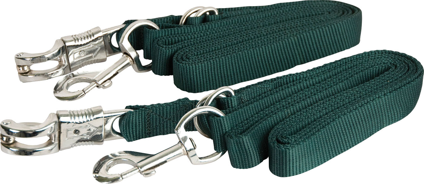 Gatsby Adjustable Nylon Cross Ties W/Panic Snap