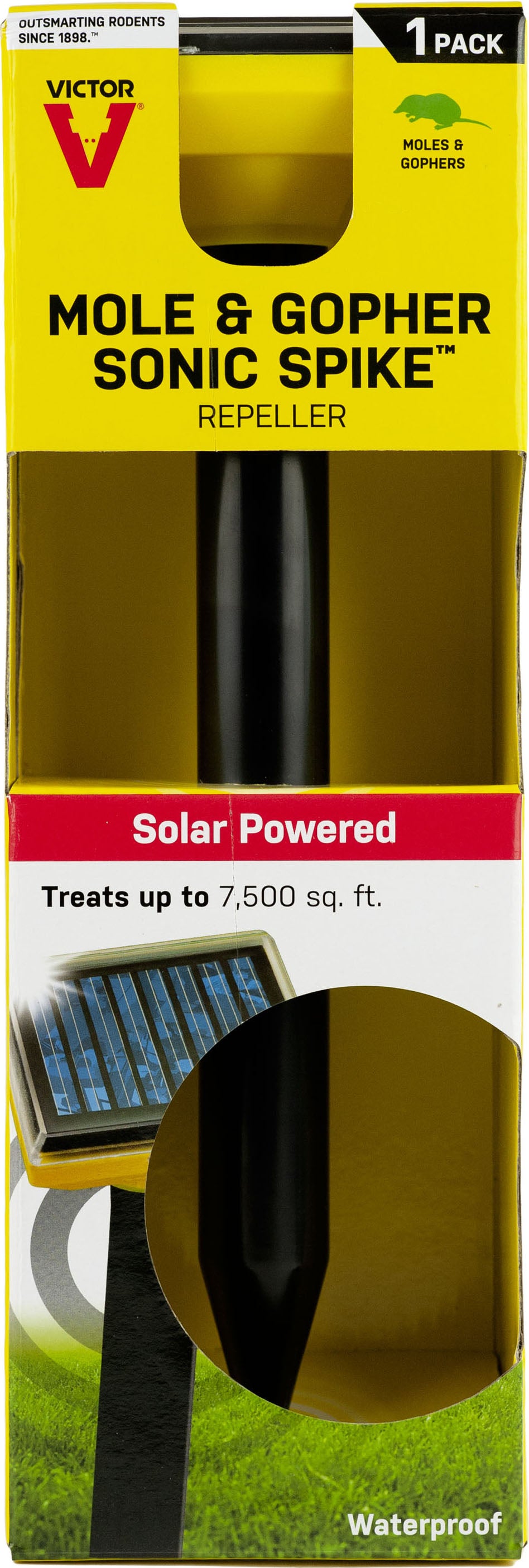 Solar Powered Mole & Gopher Sonic Spike