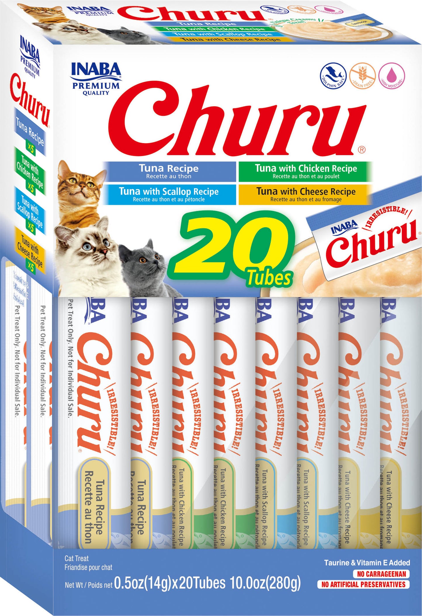 Inaba Churu Puree Cat Treats Variety Box