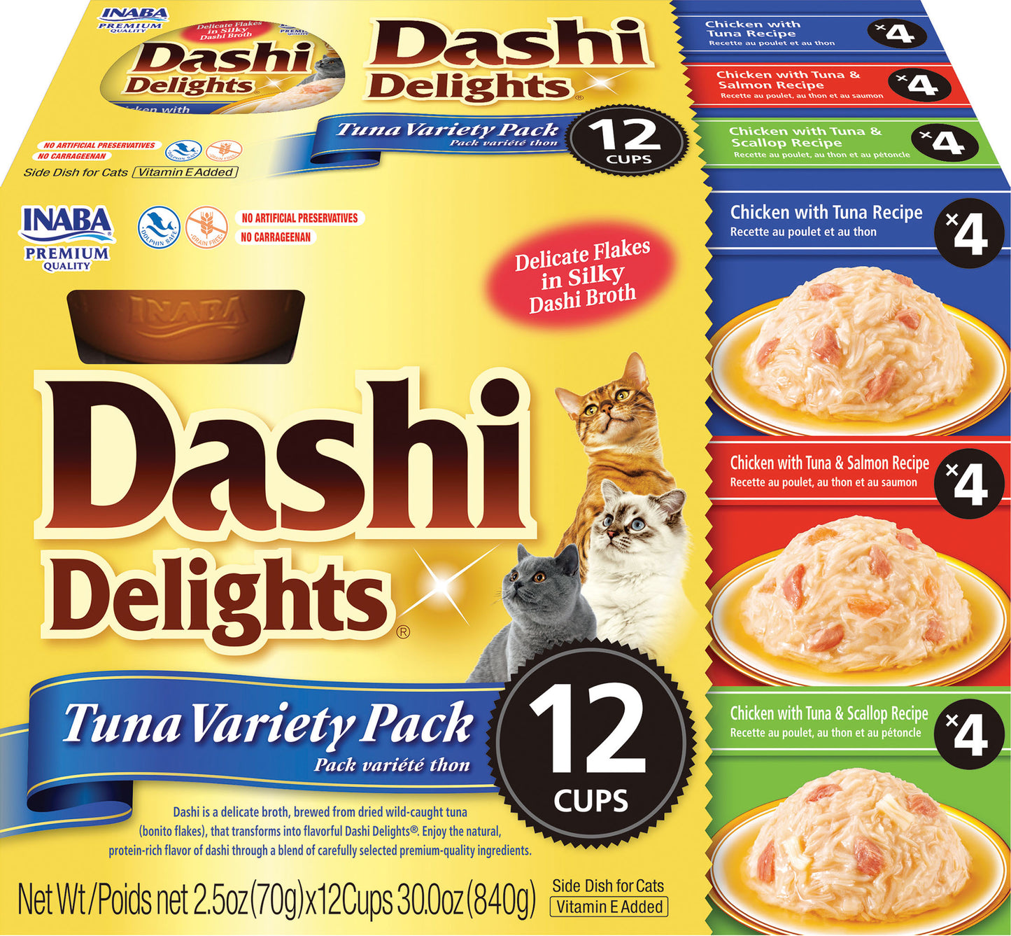 Inaba Dashi Delights Flakes In Broth Variety Pack
