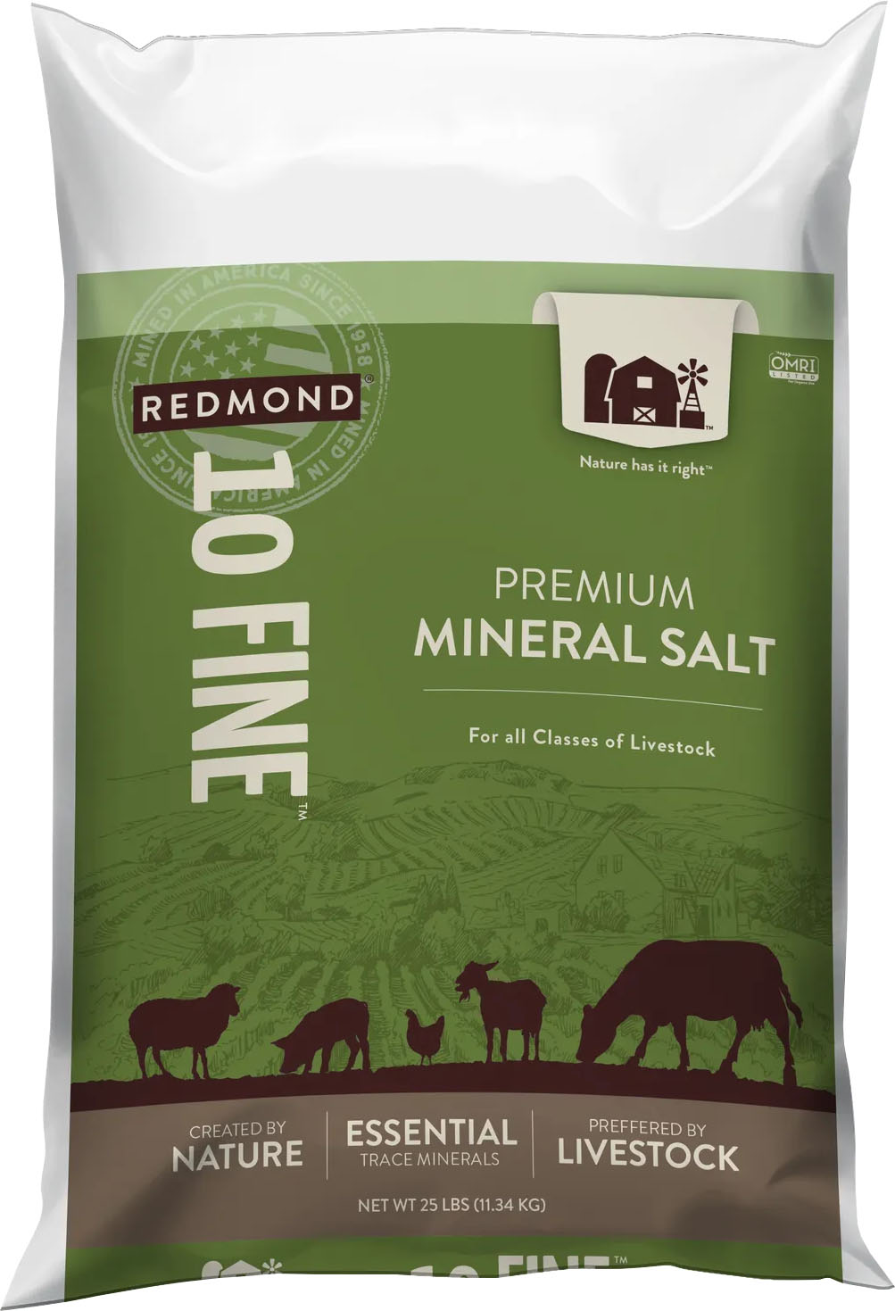 Redmond Natural Trace Mineral Salt #10 Fine
