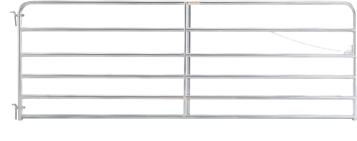 6-Bar Economy Galvanized Tube Gate