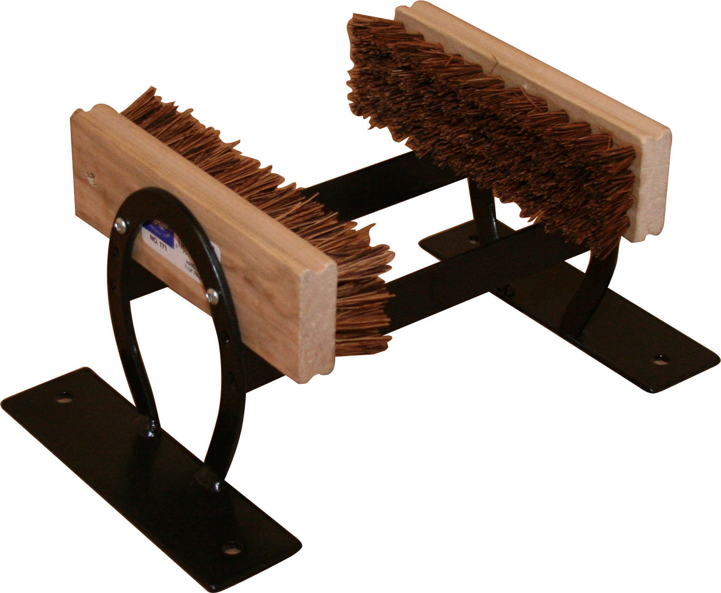 Horseshoe Boot Scraper W/Brushes