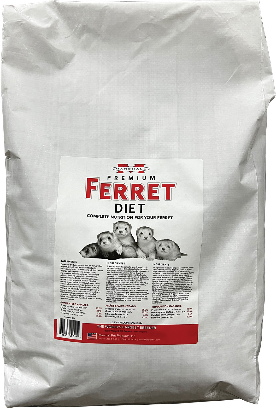 Marshall Premium Ferret Diet Complete Nutrition