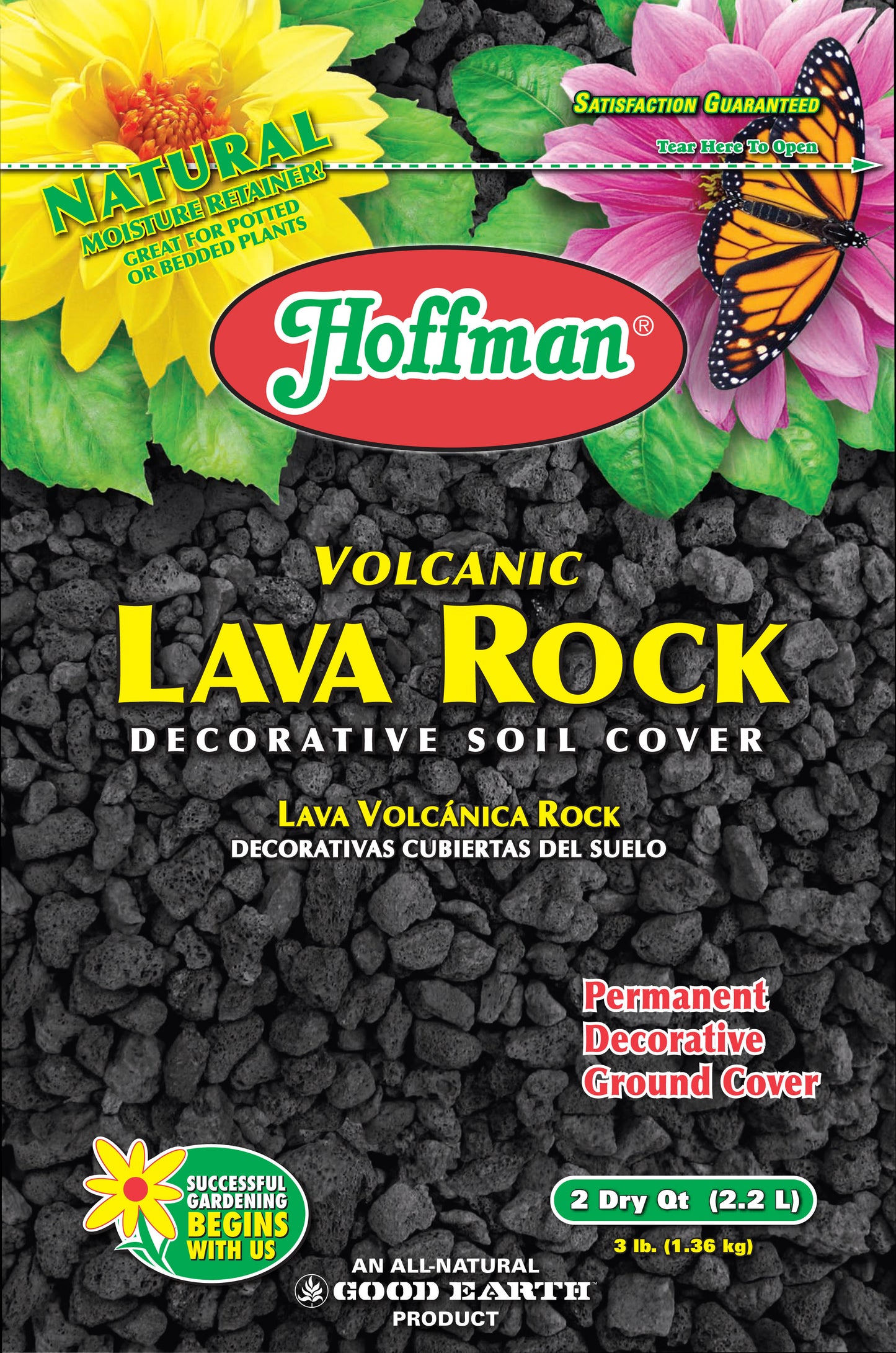 Hoffman Volcanic Lava Rock Decorative Soil Cover
