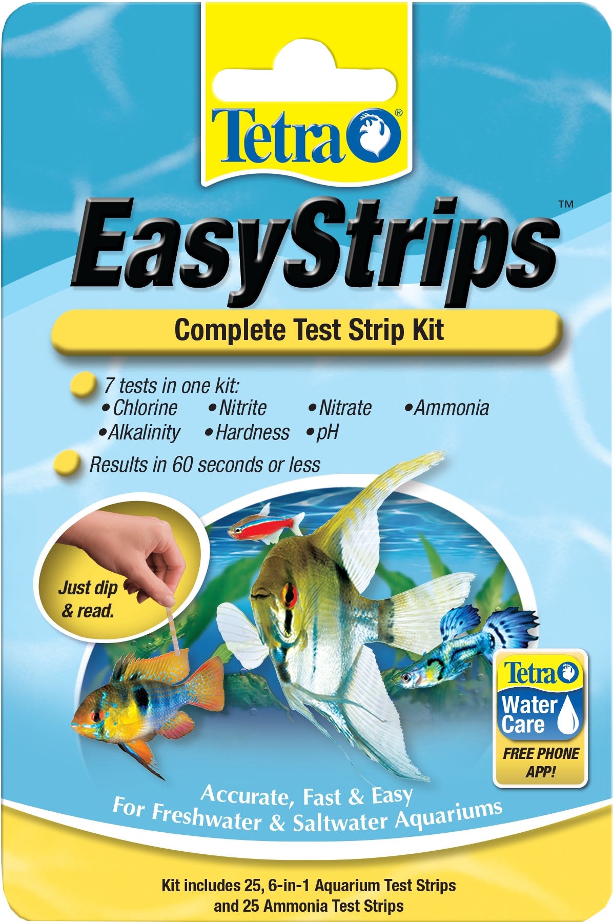Tetra Easystrips Complete Aquarium Test Strips Kit
