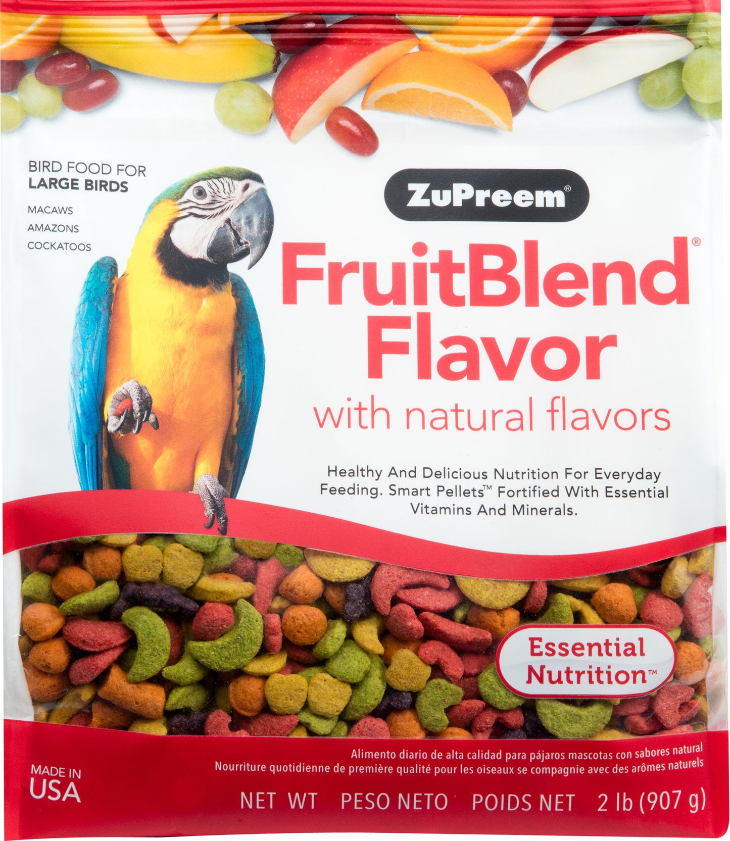 Fruitblend Flavor Large Bird Food