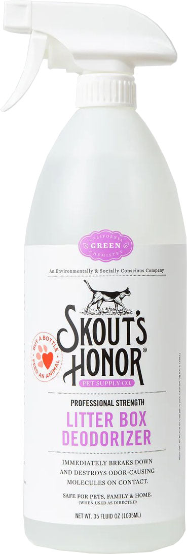 Skouts Honor Litter Box Deodorizer Spray