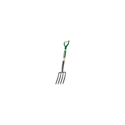 Truper 30293 Spading Fork – 4 Tines, 30 Inch Wood & Steel D-Handle